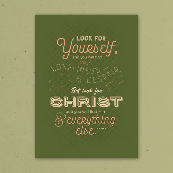 Identity Collection: Find Christ Print
