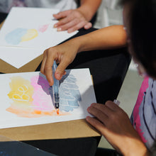 Load image into Gallery viewer, Workshop: Lettering &amp; Watercolours with Crayolas (Kid-Friendly!)