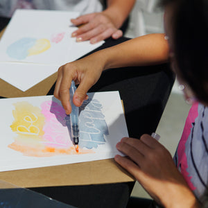 Workshop: Lettering & Watercolours with Crayolas (Kid-Friendly!)