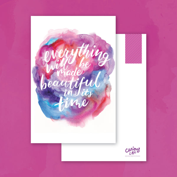Everything Will Be Made Beautiful: Postcard