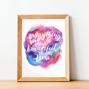 Everything Will Be Made Beautiful: Print