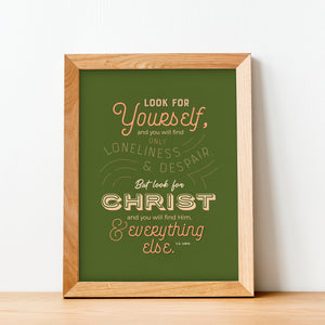 Identity Collection: Find Christ Print