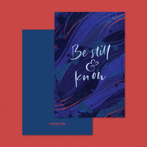 Be Still And Know: Card