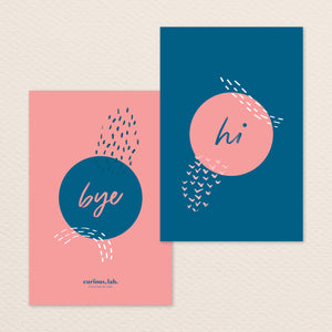 Hi & Bye: Card
