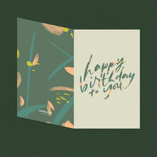Load image into Gallery viewer, Happy Birthday Sage Green: Card