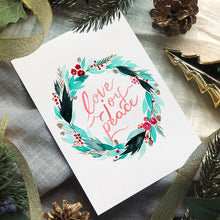Load image into Gallery viewer, Workshop: Basic Lettering &amp; Watercolour Wreath Painting