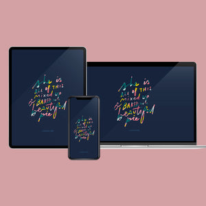 Free Digital Wallpapers: She Is All Of This Mixed Up