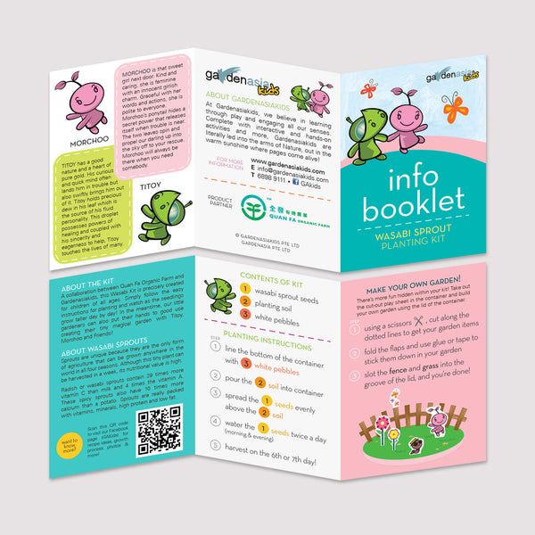 Gardenasia Kids: Planting Kit Packaging Design
