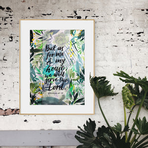 Custom Artwork: Watercolour Florals & Hand-lettered Calligraphy