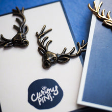Load image into Gallery viewer, Reindeer Collar Pins - Pin